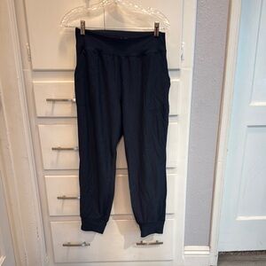 Old Navy - High Rise Navy Blue Jogger Pants